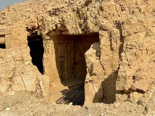 A rock-cut tomb of the G sector at the necropolis of El-Hawawish in AkhmimAkhmim, Egypt: