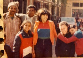 Rita in Egypt with her cousins