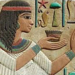 Ancient Egyptian holding a potion