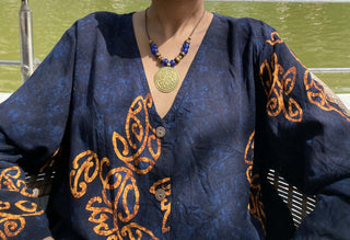 Coptic Necklace – Handcrafted Brass Jewelry Inspired by Ancient Egyptian Artistry