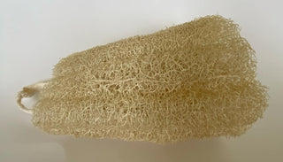 Egyptian Loofah with a cotton string

