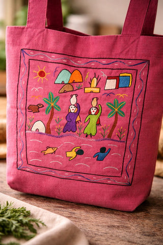 Pink Country Work Tote Bag