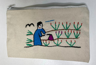 Beige Male Farmer (Fallāḥ) Working Pouch