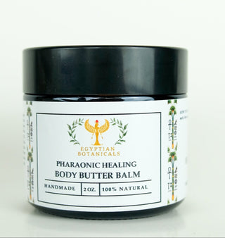 healing Body Butter Balm in glass jar